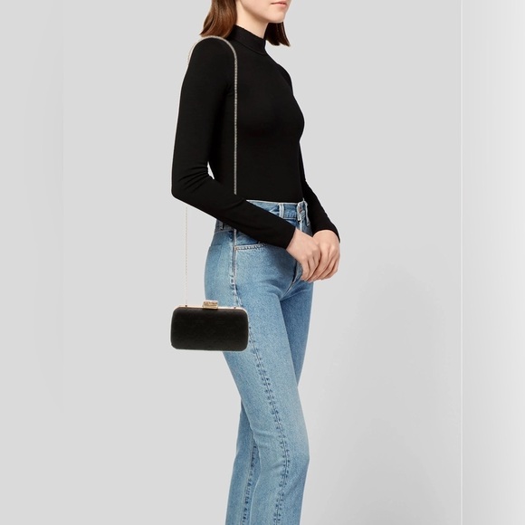 ENZO ANGIOLINI Small Clutch Hard Shell Purse Chain Strap - Picture 12 of 12